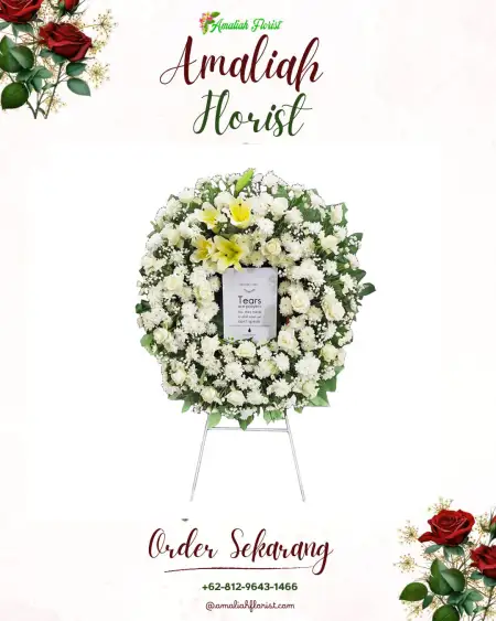 Krans Bunga Duka Dahana Tabaloho